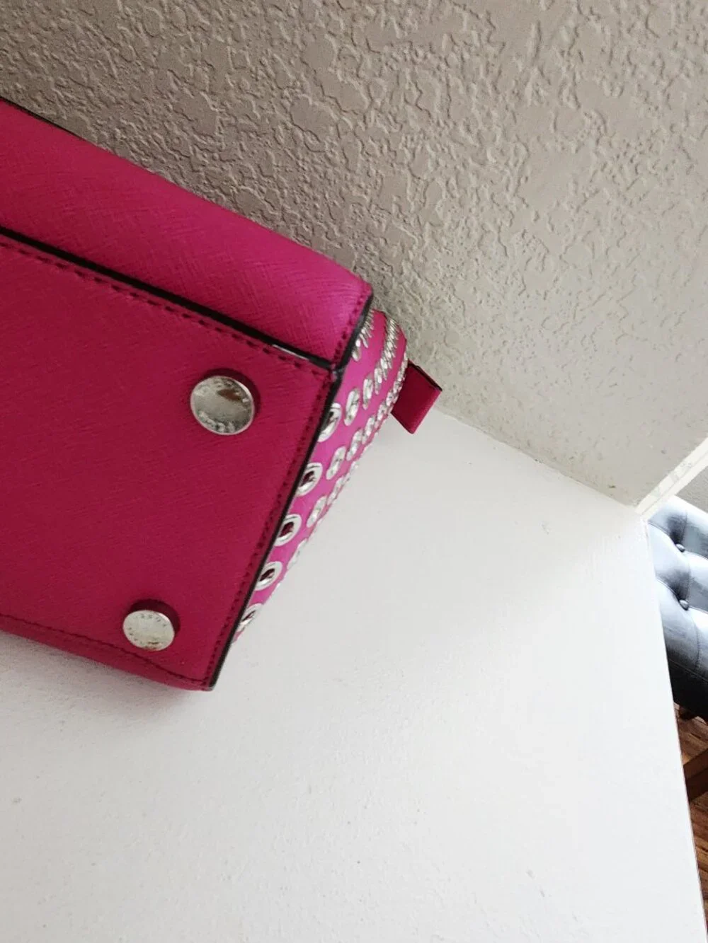 Michael Kors Pink Leather Tote Bag Purse